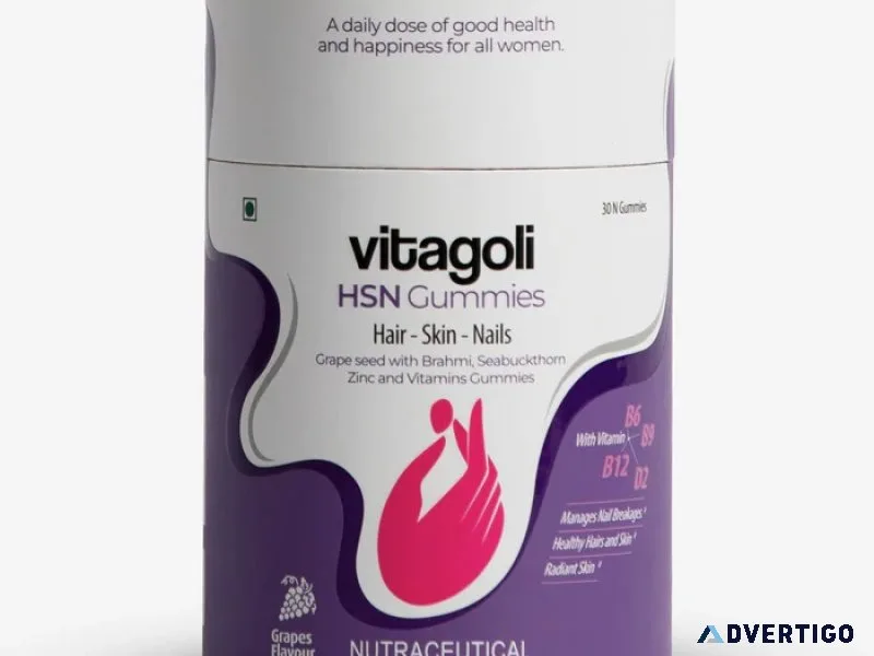 Get natural glow with skin gummies for women