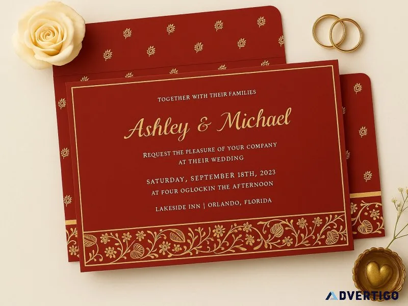 Indian wedding invitations | stylish templates