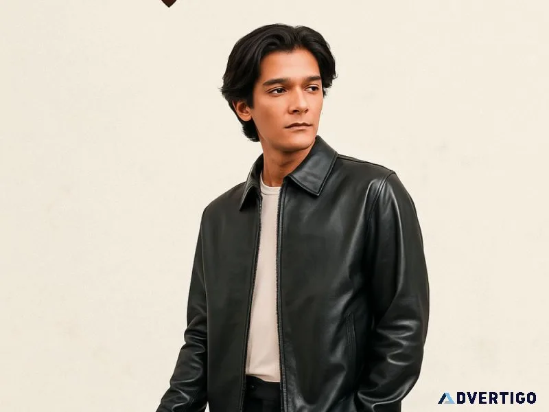 Classic leather jackets for men | luxury hidesign collection
