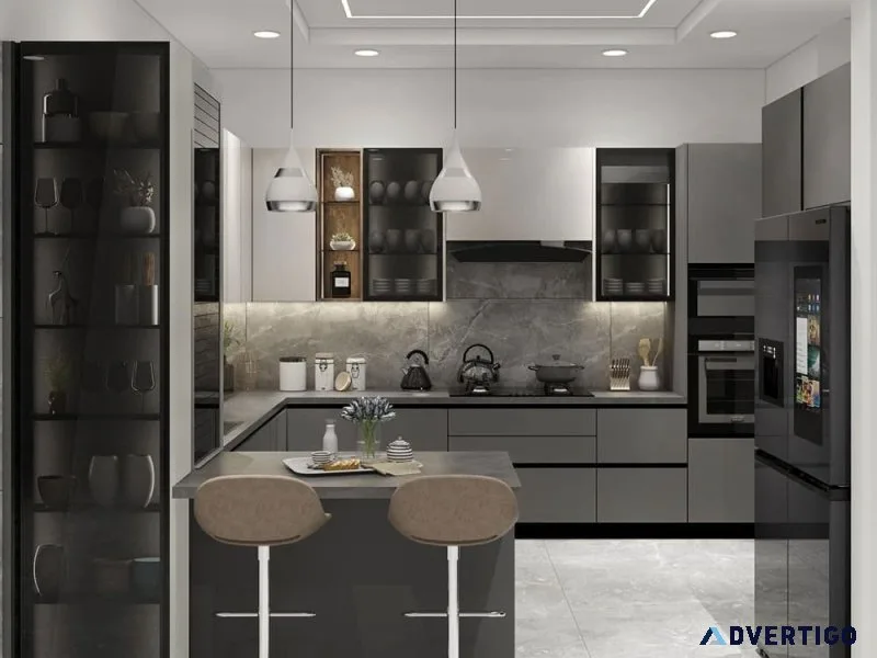 L shaped kitchen manufacturers in delhi