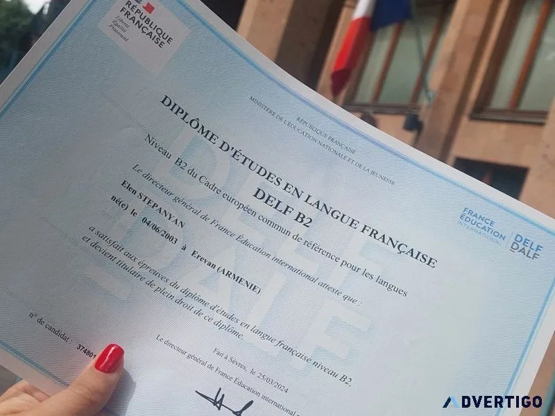 Whatsapp +31 687546855 buy registered delf dalf b2 certificate