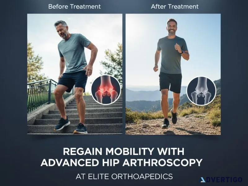 Regain mobility with advanced hip arthroscopy at elite orthopaed