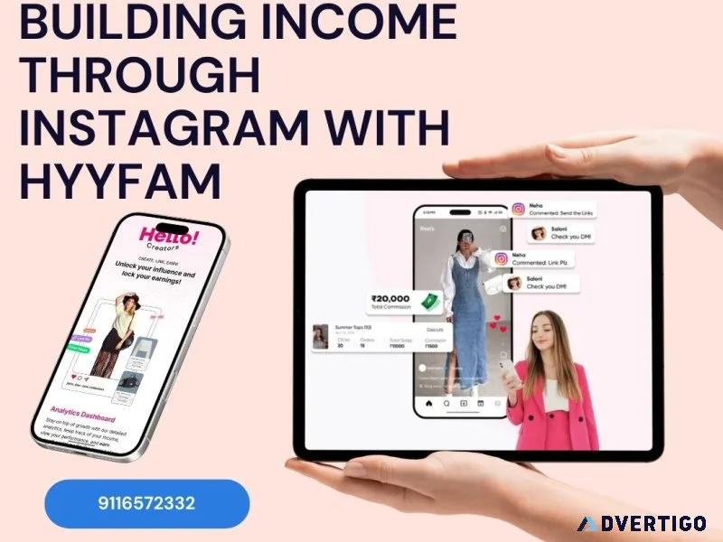 Building income through instagram with hyyfam