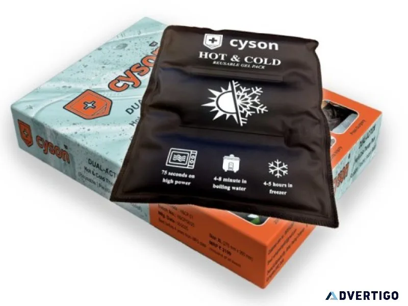 Xl hot & cold gel therapy pack – pain relief for home use