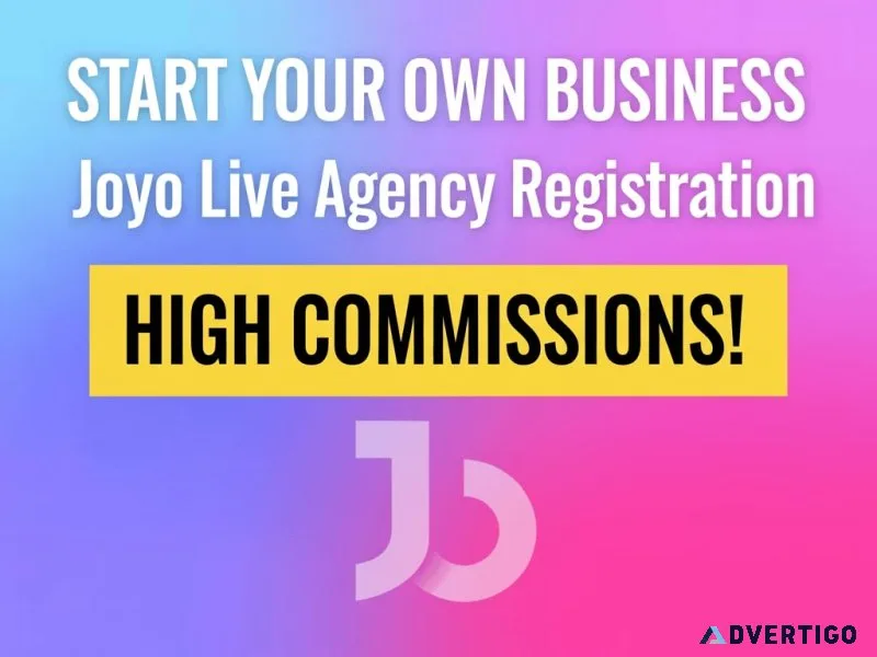 Start your own business: joyo live agency registration now open