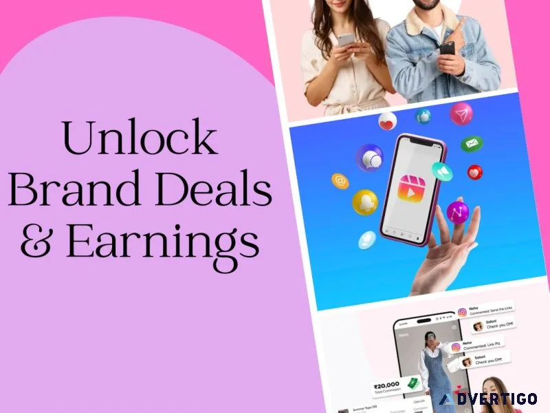 Unlock brand deals & earnings