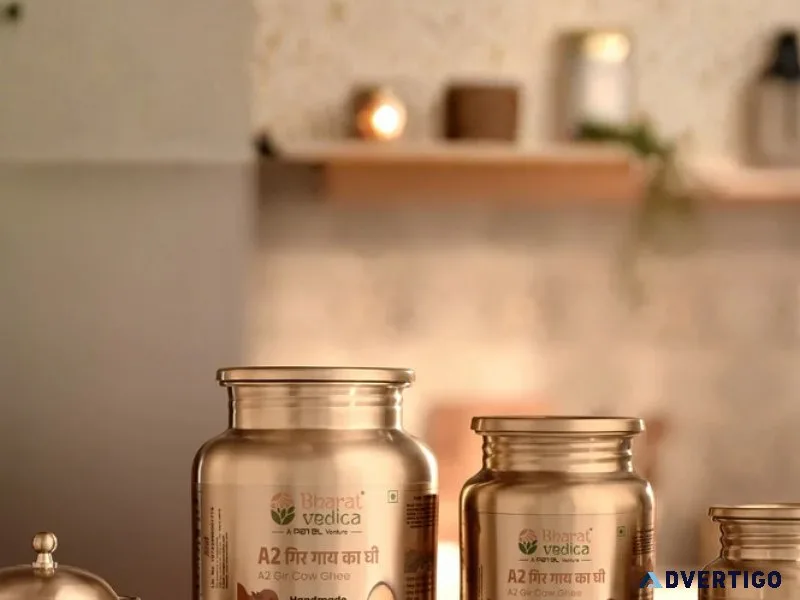 Organic a2 gir cow ghee benefits | bilona ghee by bharat vedica