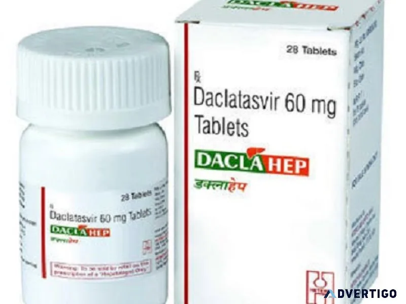 Treat hepatitis c virus with declahep 60mg tablet