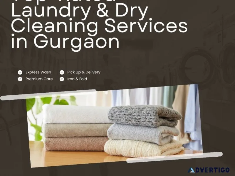 Top-rated laundry & dry cleaning services in gurgaon