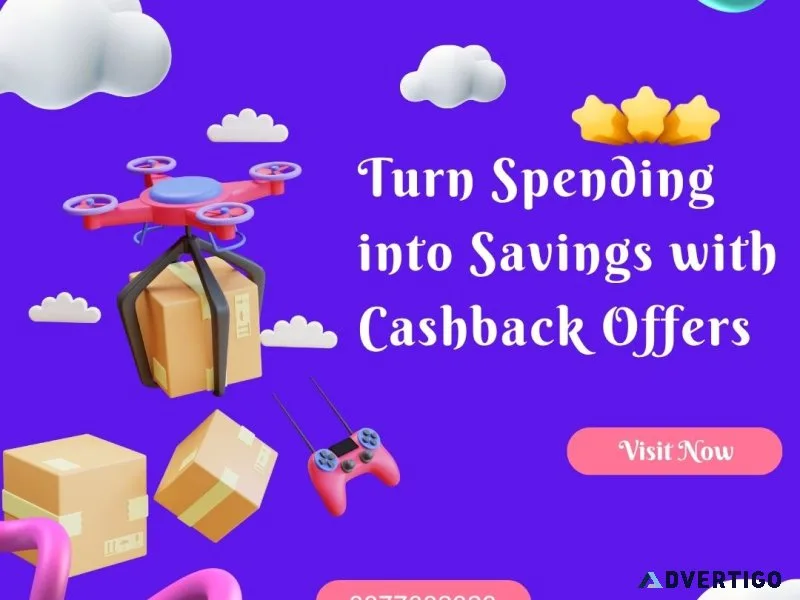 Turn spending into savings with cashback offers