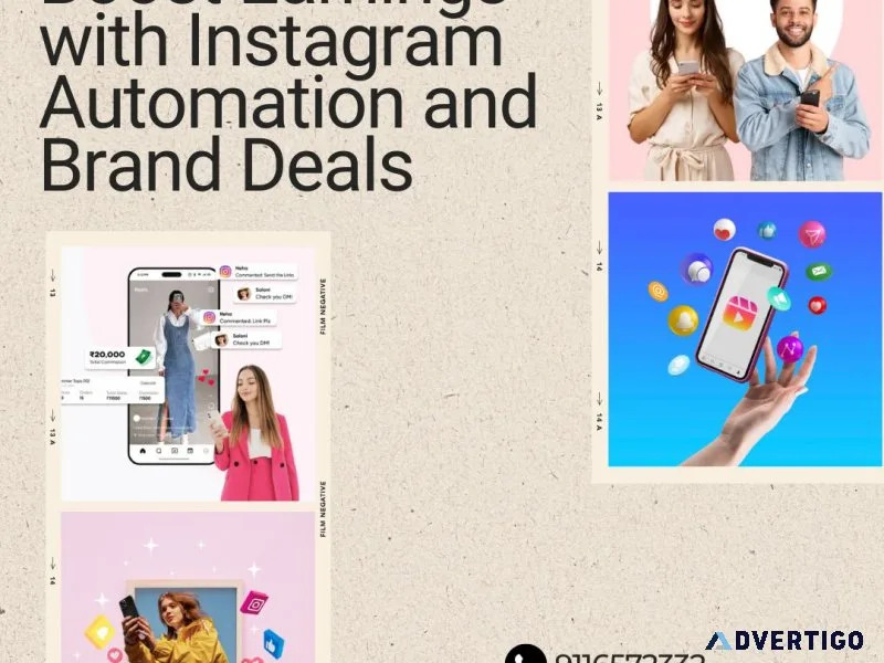 Boost earnings with instagram automation and brand deals