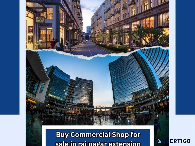 Buy commercial shop for sale in raj nagar extension ghaziabad