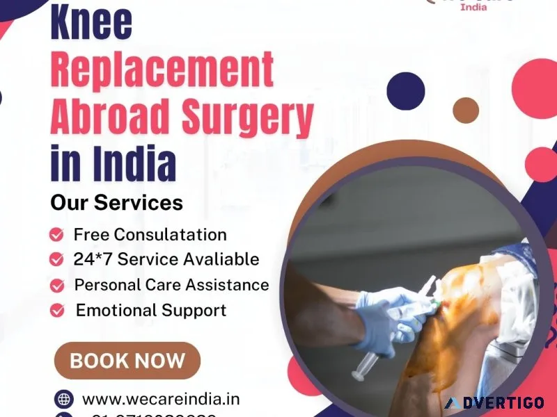 Knee replacement abroad surgery in india