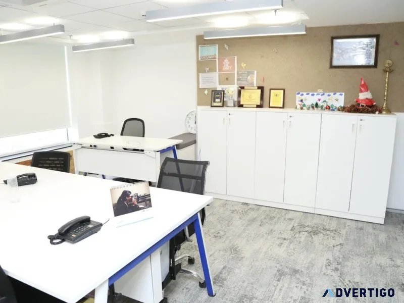 Modern coworking space in dehradun by iksana workspaces
