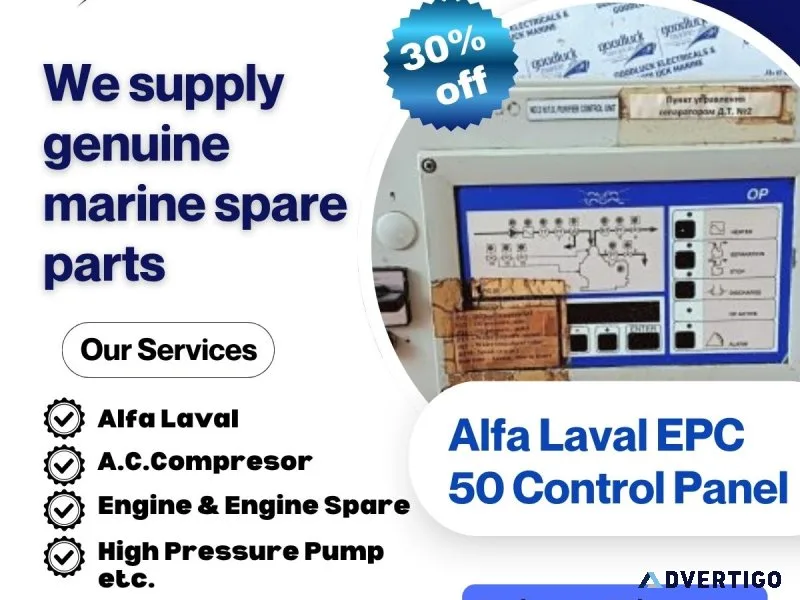 Alfa laval epc 50 control panel | marine automation parts