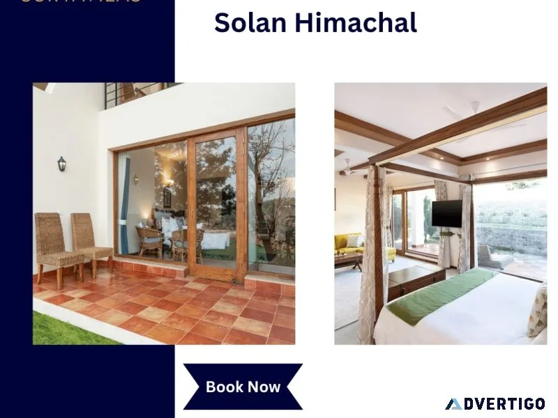 Book best resort in solan himachal