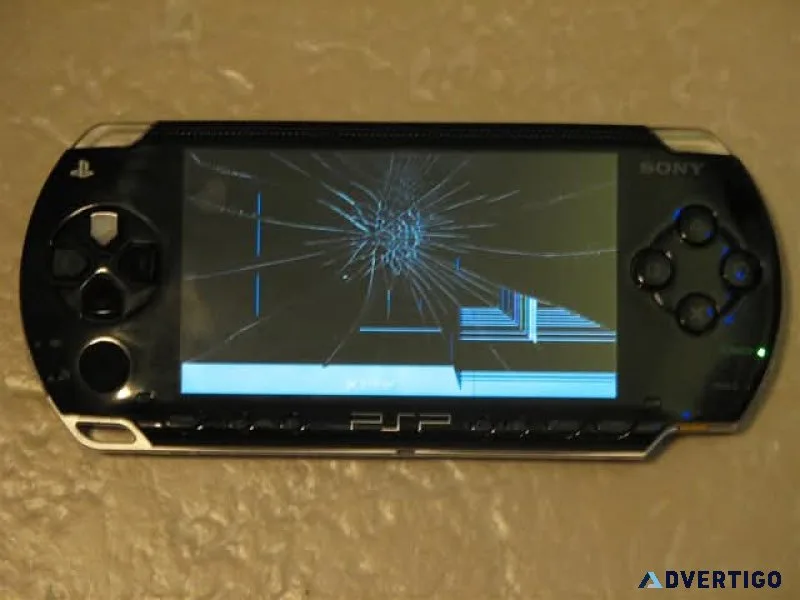 Screen repair and replacement for broken psp