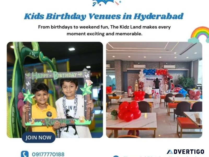 Kids birthday celebration places hyderabad