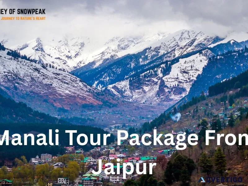 Affordable manali tour package from jaipur