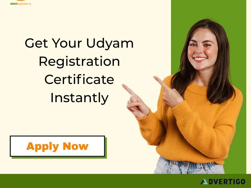 Get your udyam registration certificate instantly