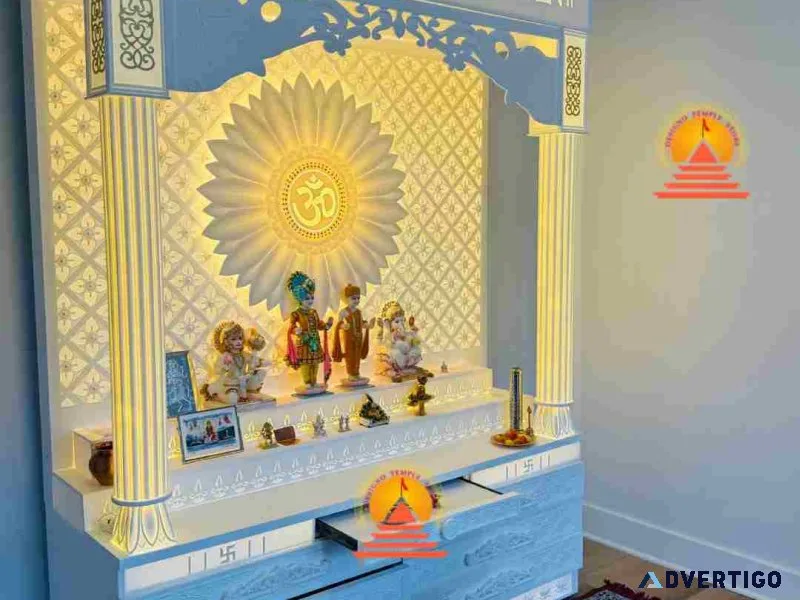 Customize corian mandir