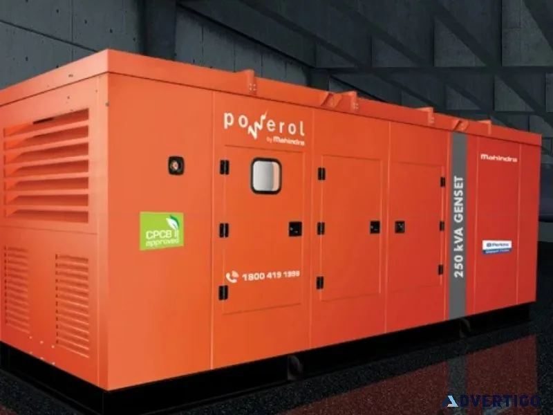 Reliable diesel gensets from escon book today