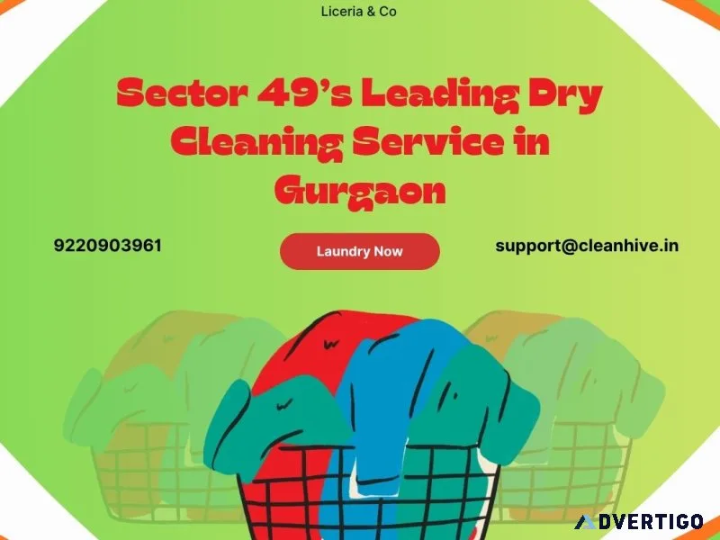 Sector 49’s leading dry cleaning service in gurgaon