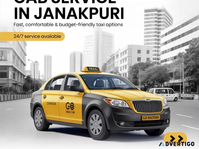 Cab service in janakpuri – 24/7 reliable & affordable cabs