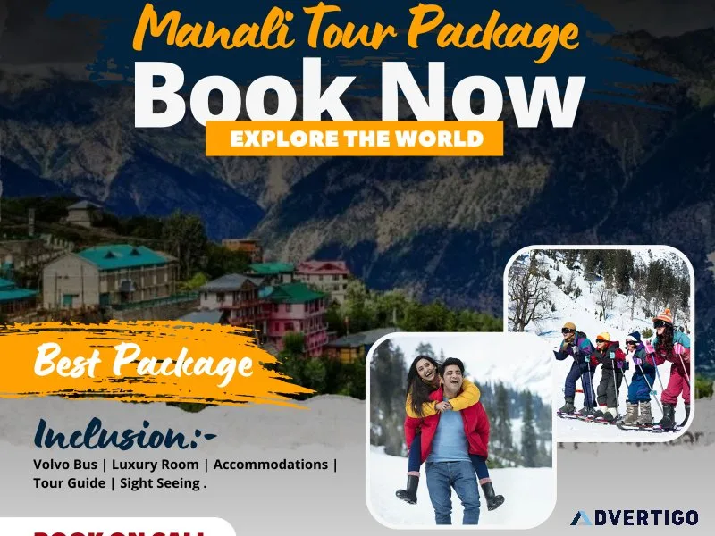 Manali tour package from ahmedabad – best holiday deal
