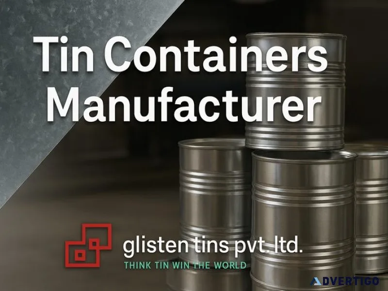 Trusted tin containers manufacturers in india