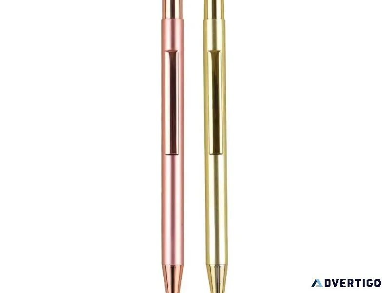 Metal ballpoint pens