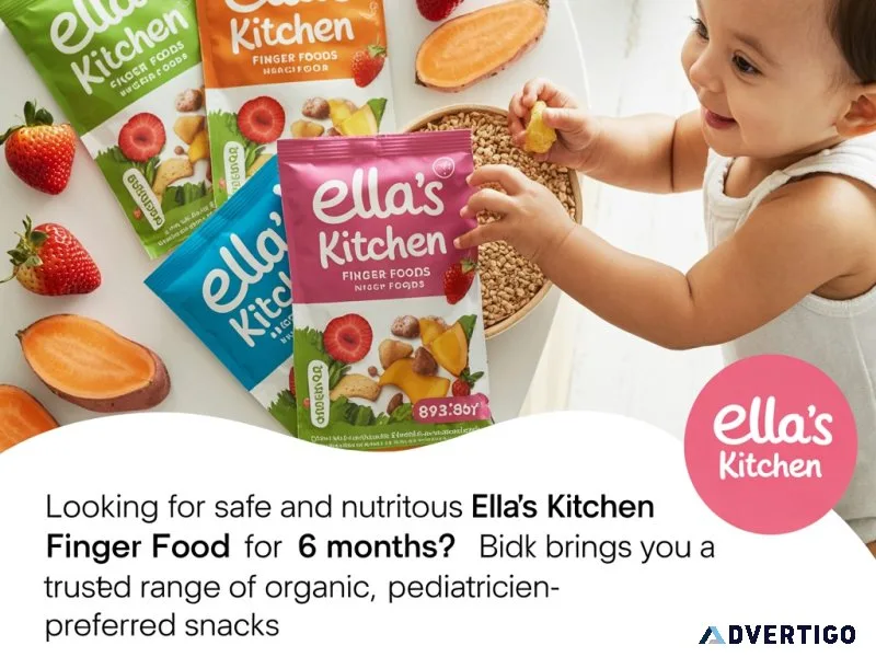 Ella’s kitchen finger food for 6 months