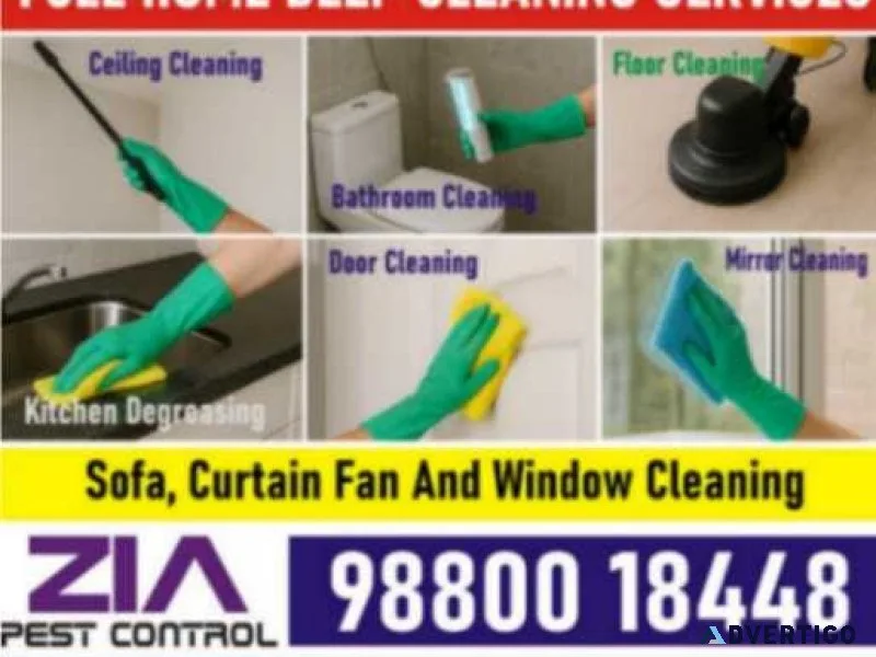 Professional deep cleaning services | zia pest control | up to 2
