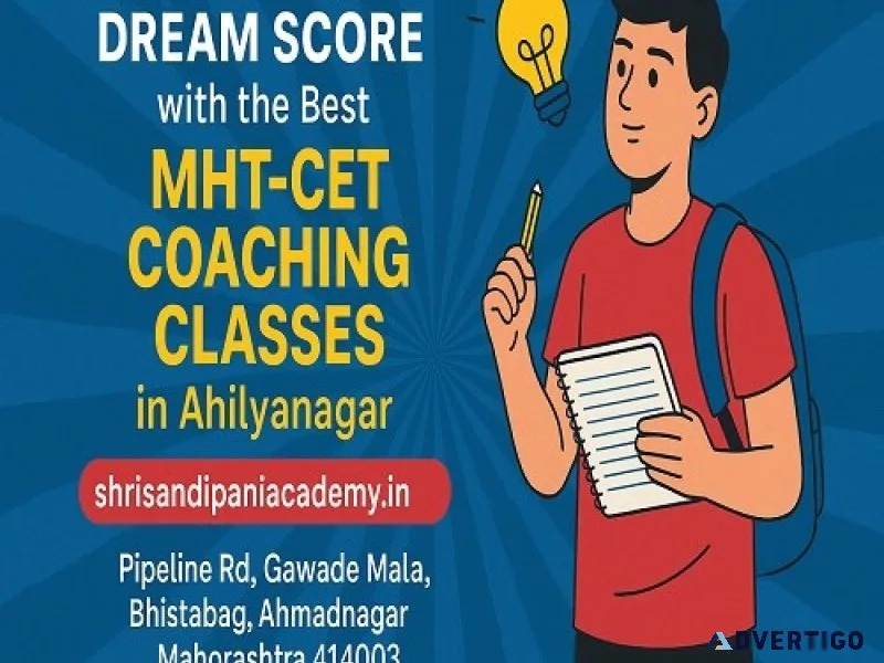 Achieve your dream score with the best mht-cet coaching classes