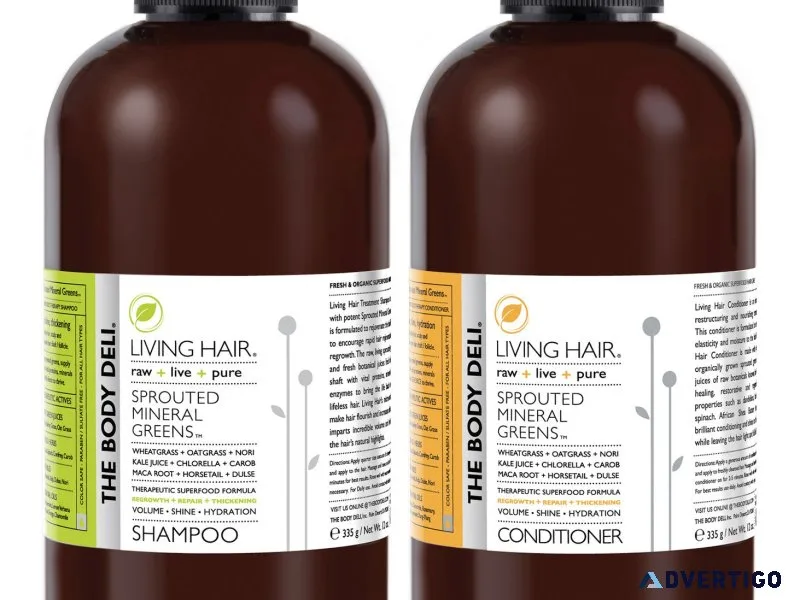 Sulfate-free care: premium organic shampoo and conditioner for h