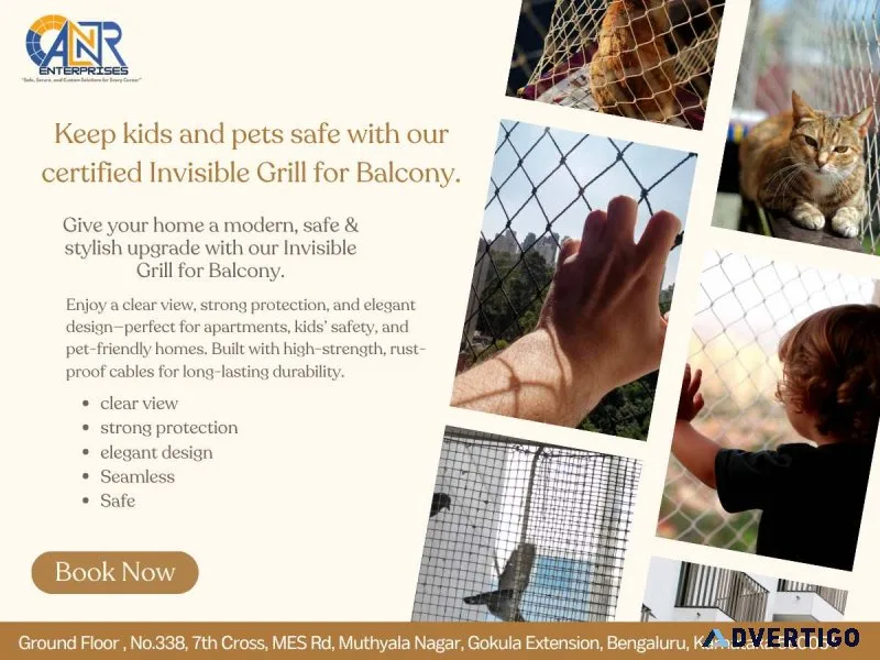 Best invisible grill bangalore installation for balconies