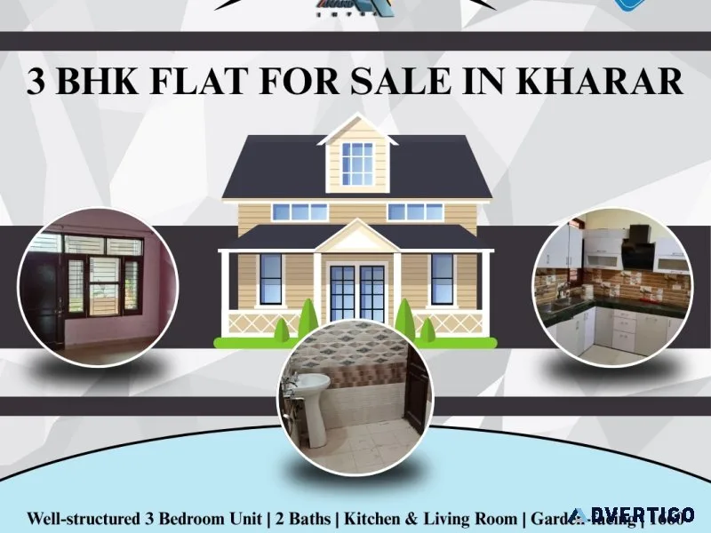 3 bhk flats for sale in kharar
