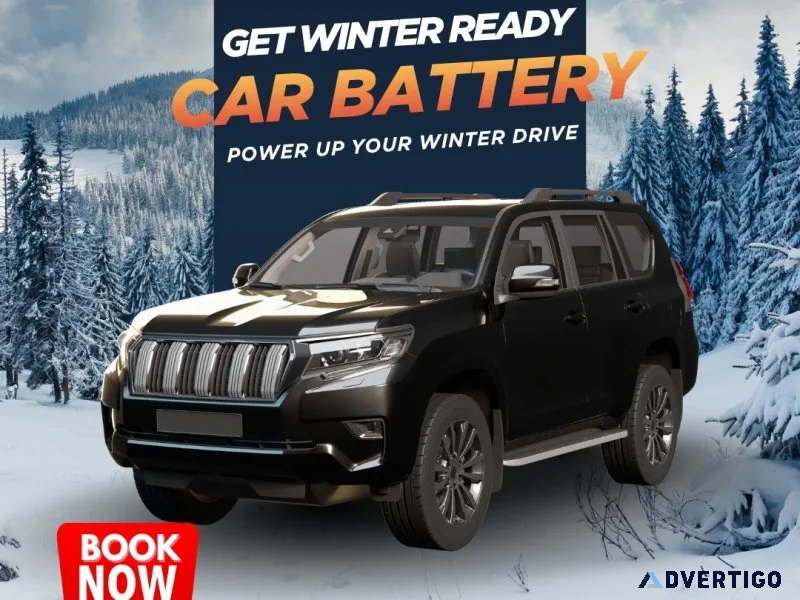 Winter-ready car battery service you can trust