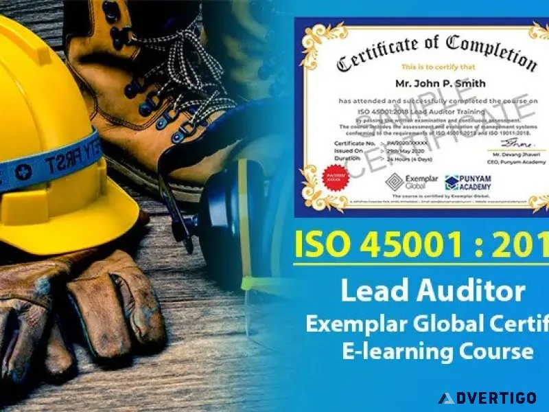 Iso 45001 lead auditor training by punyam academy: master ohs au