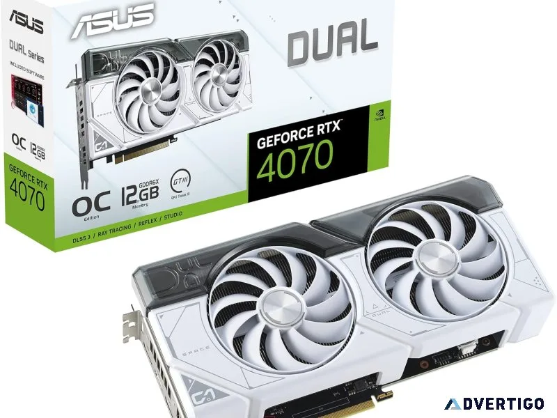 Asus dual geforce rtx 4070 white oc edition 12gb