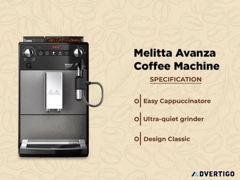 Shop premium automatic melitta coffee machine at latteholic