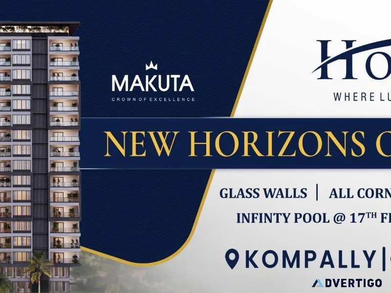 Luxury apartments for sale in kompally | makuta horizon