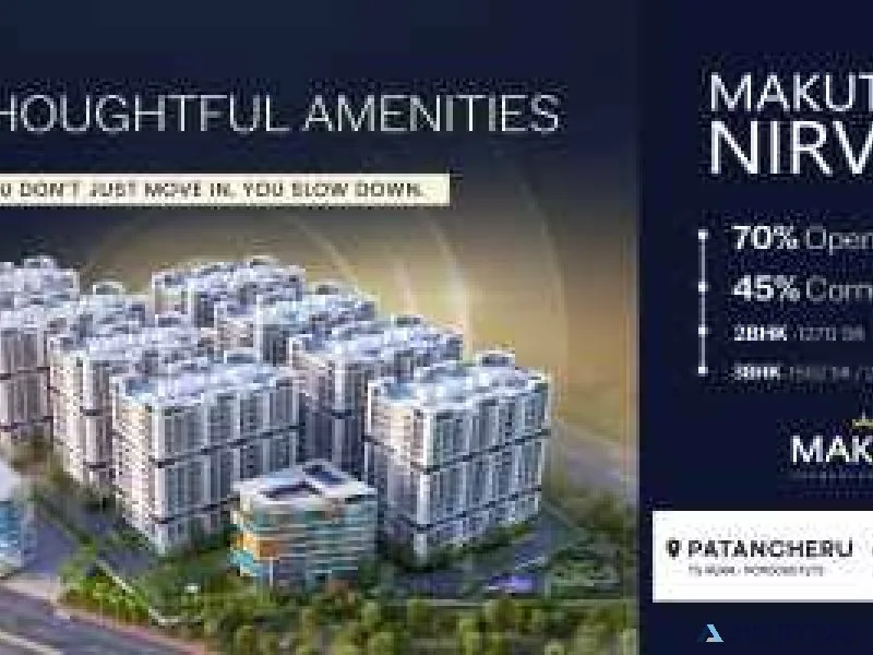 Gated community flats for sale in patancheru – makuta nirvana