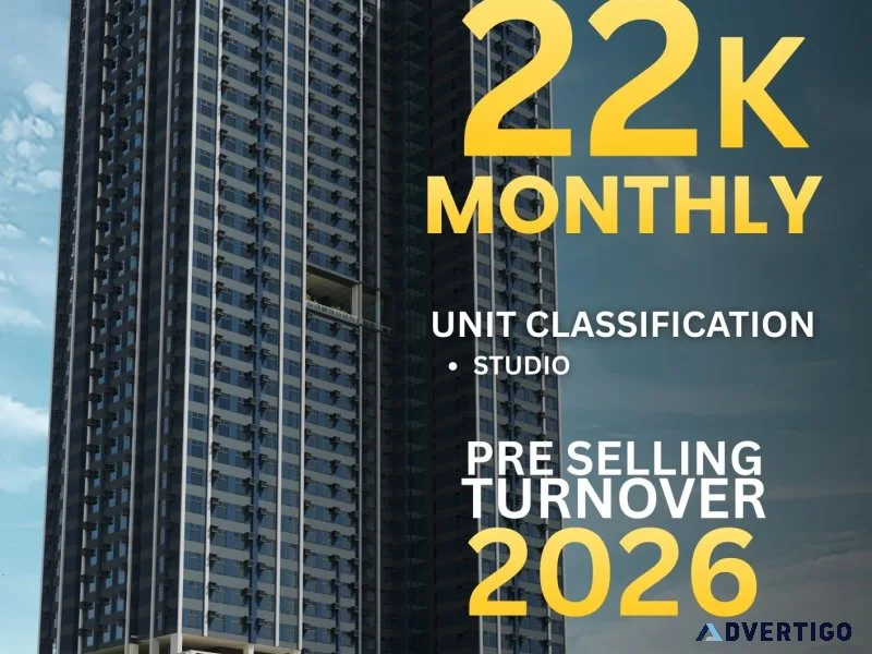 Pre selling studio condo unit bridgetowne nearby opus mall