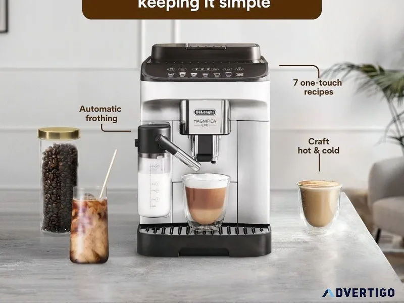 De longhi magnifica evo: 7 coffee drinks in just one touch