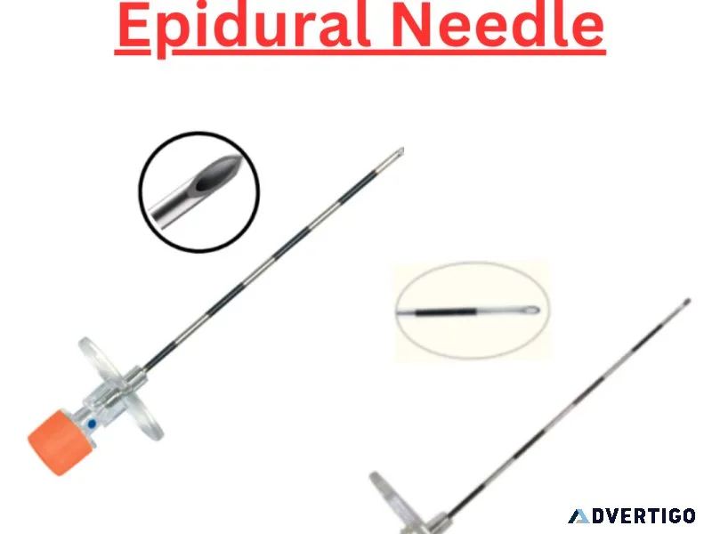High-quality epidural needle from leading indian manufacturers