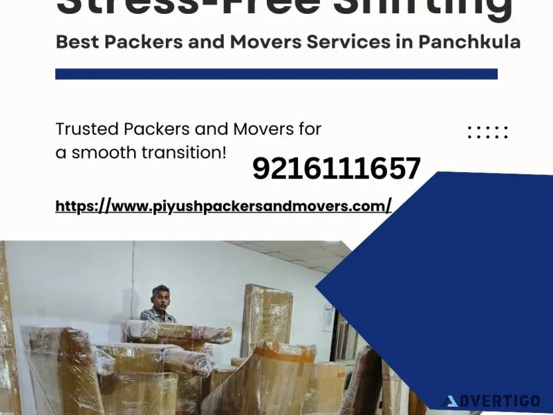 Stress-free shifting: best packers and movers services panchkula