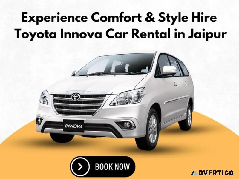 Affordable innova car rental jaipur for family travel