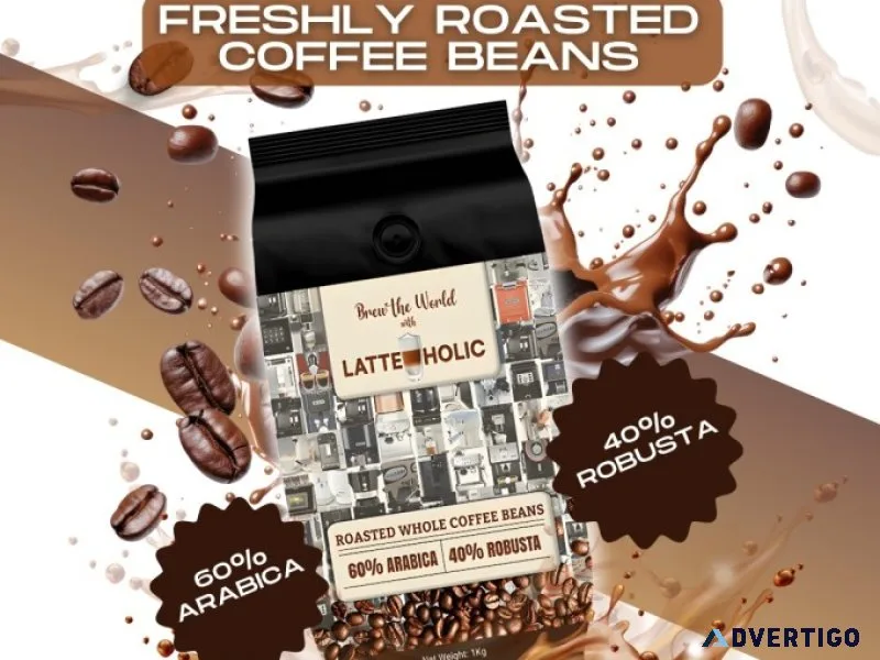 Buy arabica and robusta blend coffee beans india by latteholic