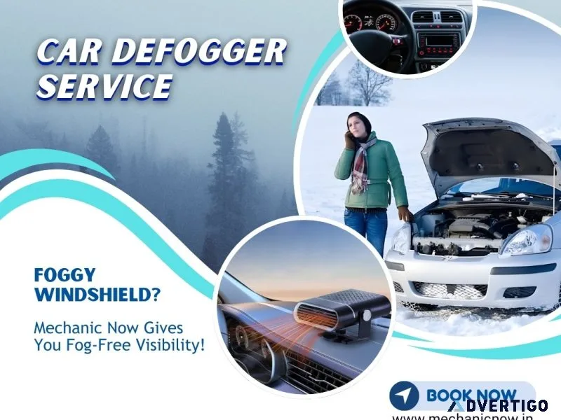 Car defogger & windshield repair for clear winter drive